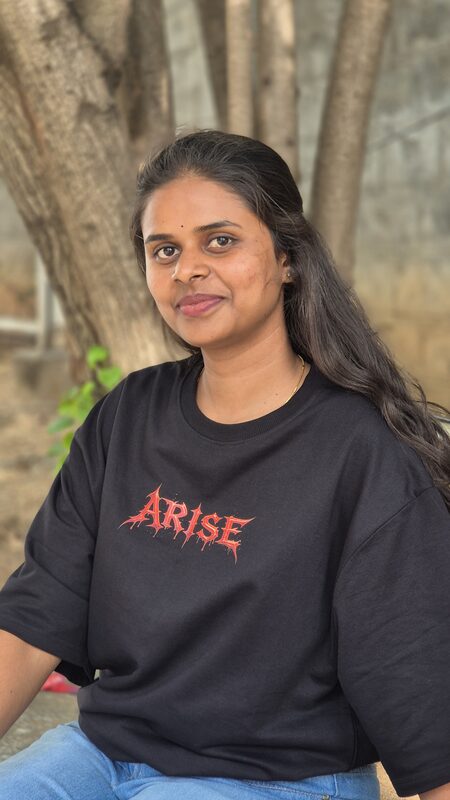 khamelyn custom apparel recent work - priya arise