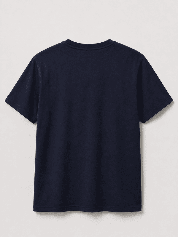 khamelyn round neck t-shirt back view - custom bulk printing MOQ 50